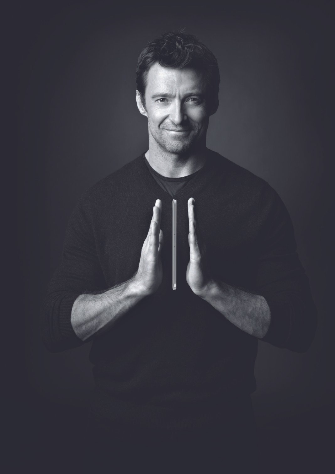 Hugh Jackman with the new Micromax Canvas Turbo