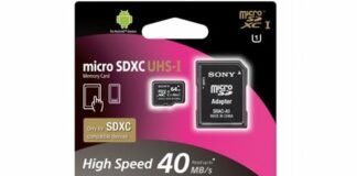 Sony memory card