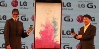 Amitabh Bachchan launching LG G3