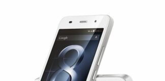 LAVA Iris X8 side