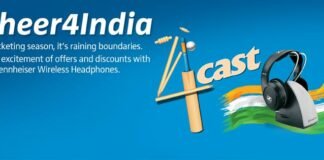 In the contest series, the company has been asking the community to #4cast (guess) the number of boundaries India will hit in the match next day and also share a situation where headphones helped save their match