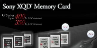 Sony XQD cards