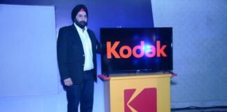 Mr. Avneet Singh Marwa, Director, SPPL, launching Kodak TV India (3)