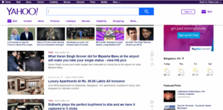 Yahoo India Homepage gets a new look