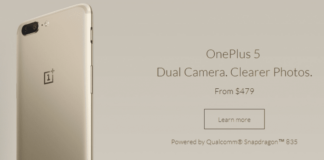 OnePlus 5 Softgold