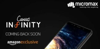 Micromax Canvas Infinity sold out during its first sale on Amazon