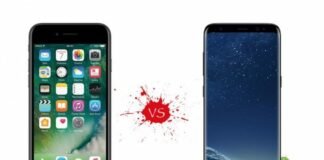 samsung galaxy s8 vs Apple iPhone 8