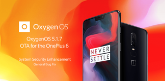OOS 5.1.7 for the OnePlus 6