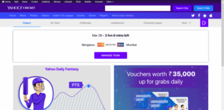 Yahoo Daily Fantasy Cricket