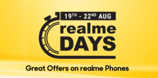 Realme Days on Flipkart