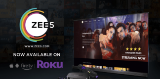 ZEE5 now available on Roku