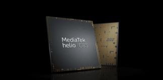 MediaTek Helio G85 Chip_Black_tilted