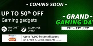 Amazon ‘Grand Gaming Days’ Sale Starts: Offers on Laptops and More