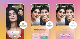 Bumble introduces new features for a more interactive virtual date. With this new feature, two people can participate in an interactive game over a one-on-one video chat