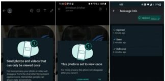 WhatsApp starts testing ‘View Once’ feature