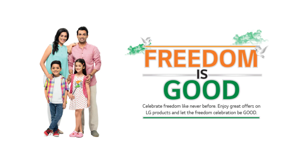 LG announces their "Freedom is Good”