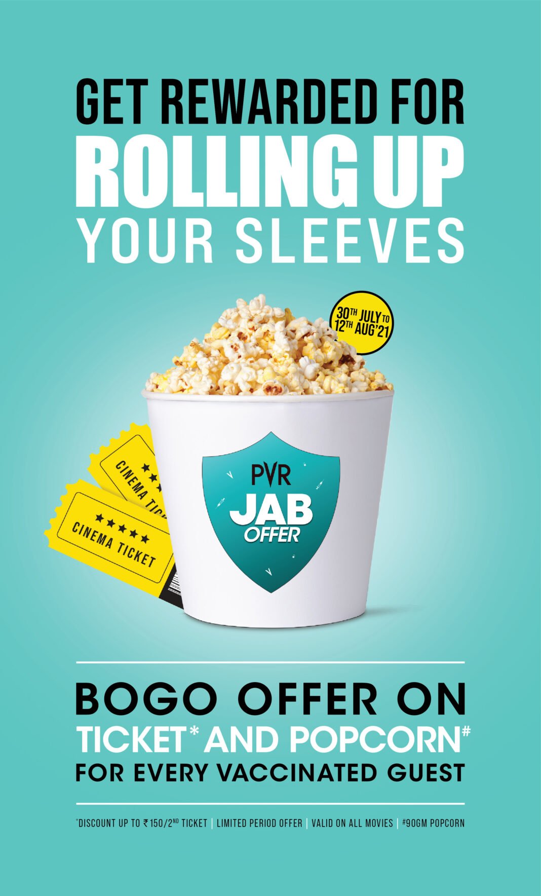PVR JAB OFFERS PVR Cinemas introduces a special 'JAB