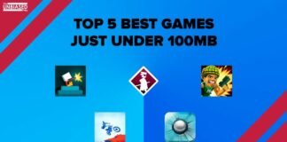 Here's a list of the Top 5 games under 100MB