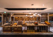 Air India Unveils First Flagship Maharaja Lounge at Delhi Airport Business Class Buffet Area